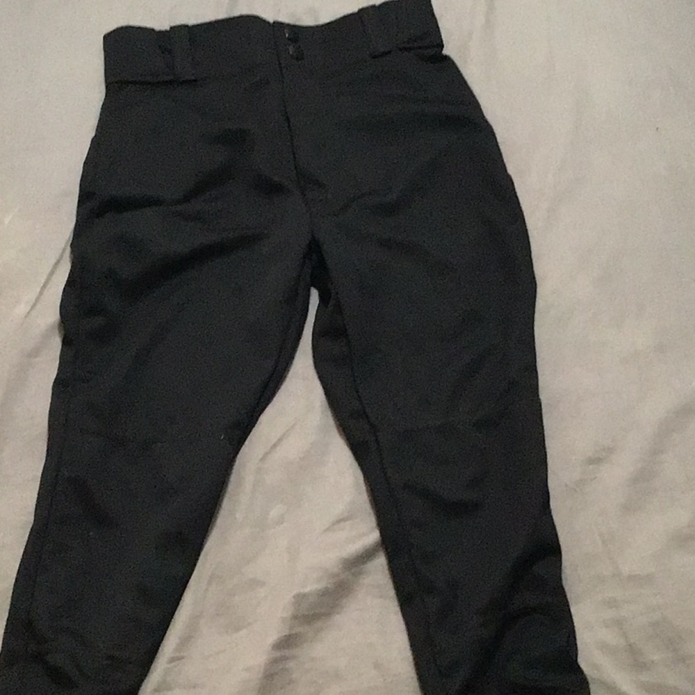 Baseball pants black youth large